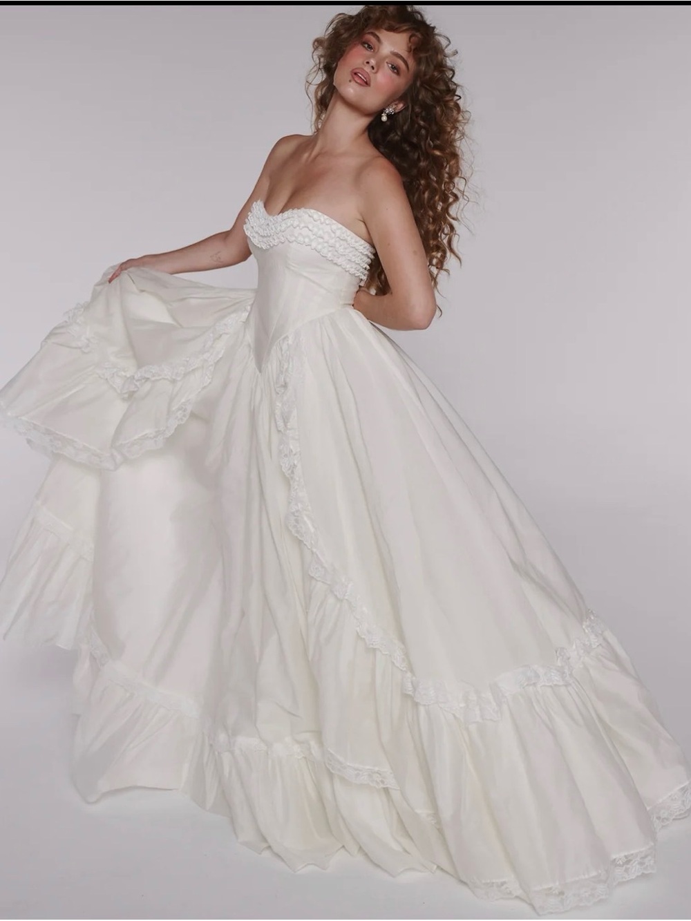ISO Selkie Ivory Woodland Gown - xxs/xs
